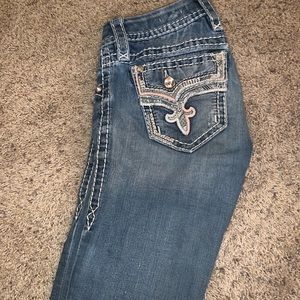 Size 25 Boot cut ROCK REVIVAL jeans!!